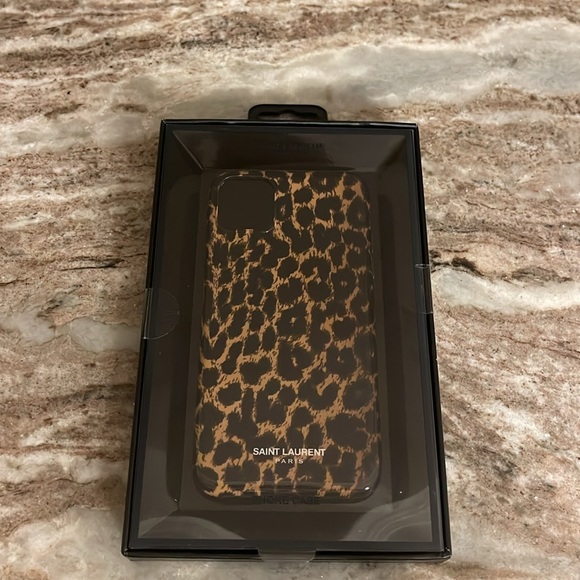 Official YSL Phone Case for iPhone 11 Pro Max in animal print. New! - Picture 2 of 4